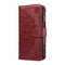 iPhone 17 Pro EIDERWOOD Flipcase m. 9 x Kortholder / Lynlåslomme / RFDI-Blokering / Rem - Rød