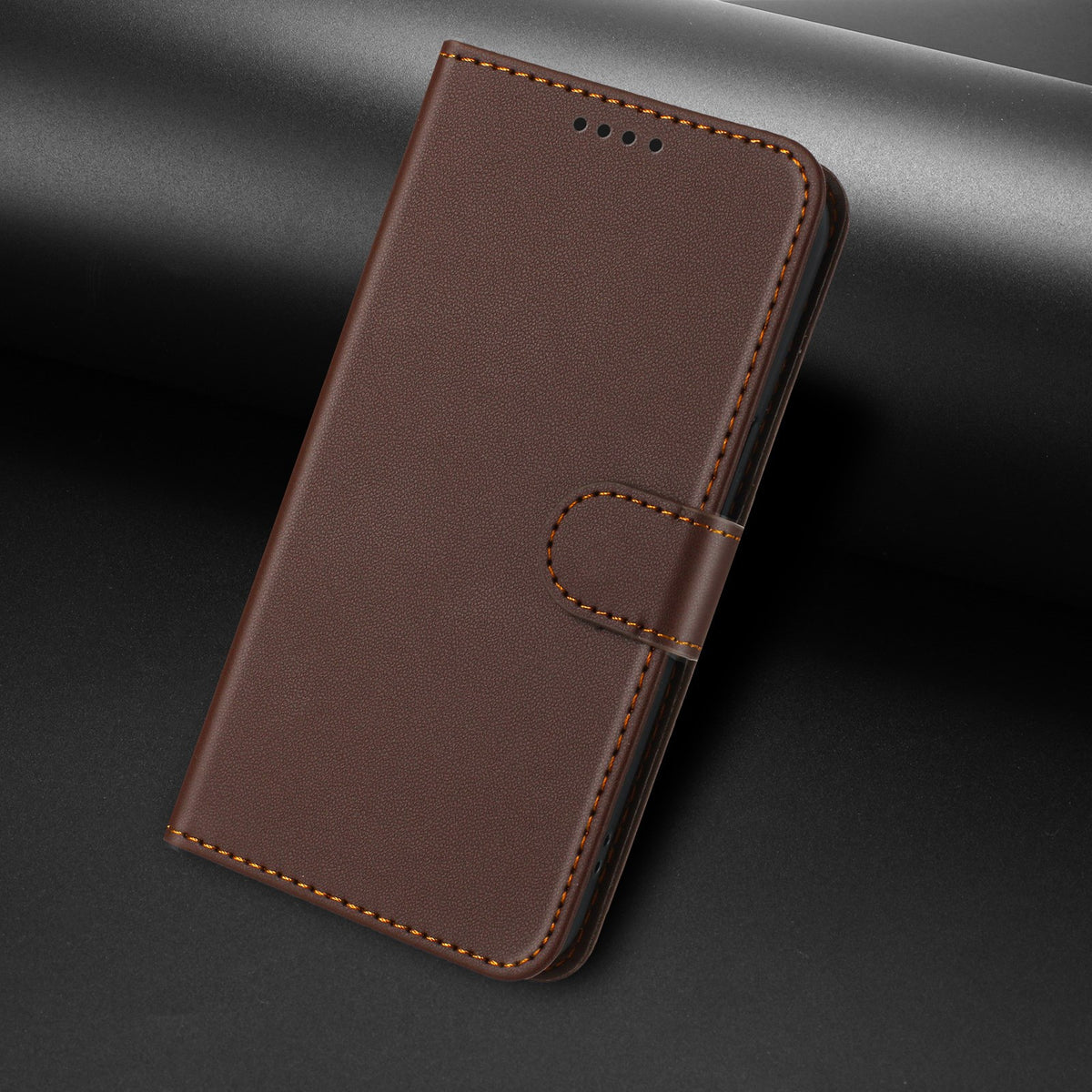 EIDERWOOD Sony Xperia 1 VIII Kunstlæder Flip Cover med Kortholder og Ståfunktion - Brun