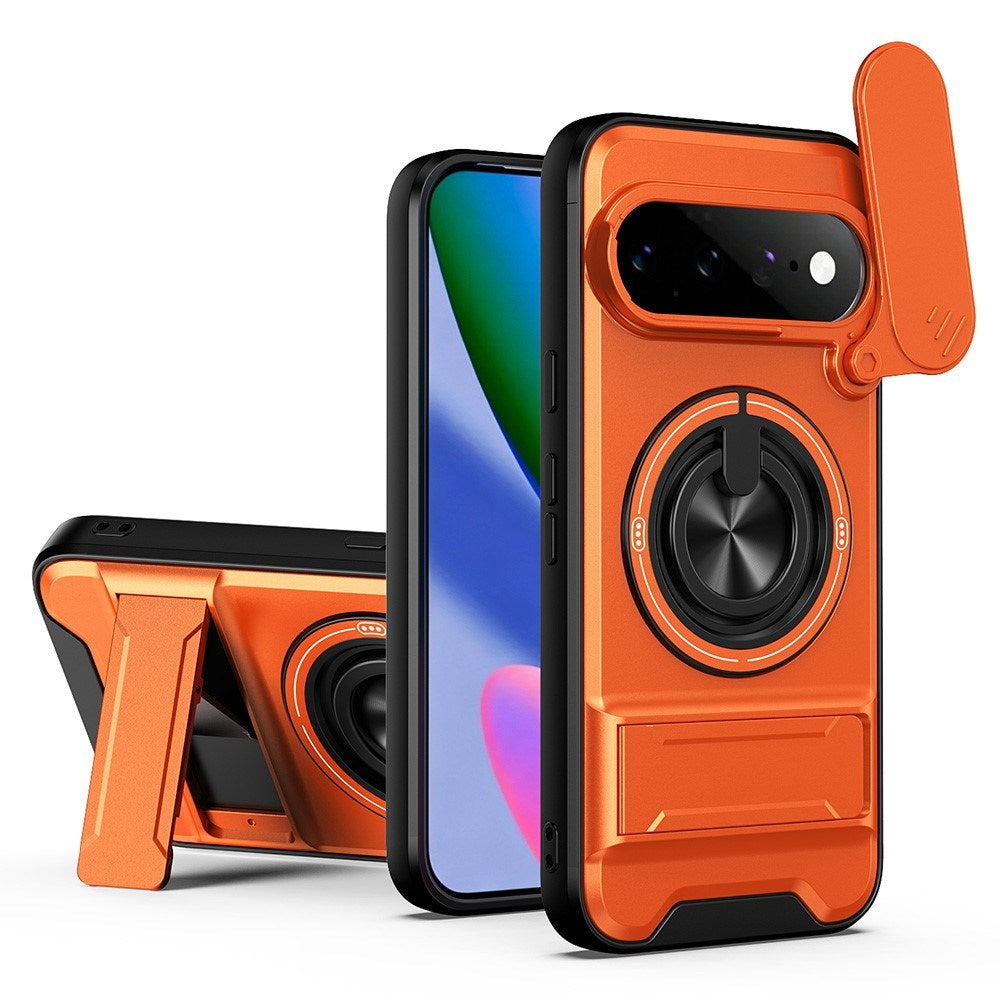 Google Pixel 11 / 11 Pro EIDERWOOD Håndværker Cover - Kickstand & Cam Slider - MagSafe Kompatibel - Orange
