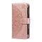 iPhone 17 EIDERWOOD Flipcase m. 9 x Kortholder / Lynlåslomme / RFDI-Blokering / Rem - Rose Gold