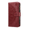 iPhone 17 EIDERWOOD Flipcase m. 9 x Kortholder / Lynlåslomme / RFDI-Blokering / Rem - Rød