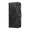 iPhone 17e / 16e EIDERWOOD Flipcase m. 9 x Kortholder / Lynlåslomme / RFDI-Blokering / Rem - Sort