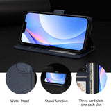 Honor 600 / 600 Pro EIDERWOOD Kunstlæder Flip Cover inkl. Strop - Blå