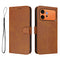 Honor 600 / 600 Pro EIDERWOOD Kunstlæder Flip Cover inkl. Strop - Brun