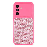Samsung Galaxy A17 (5G) EIDERWOOD Fleksibelt Plast Bagside Cover m. Glitter - Pink