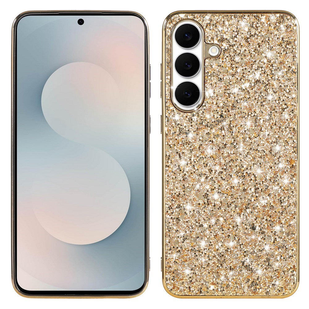 Samsung Galaxy A57 EIDERWOOD Glitter Bagside Cover - Guld
