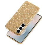 Samsung Galaxy A57 EIDERWOOD Glitter Bagside Cover - Guld
