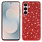 Samsung Galaxy A57 EIDERWOOD Glitter Bagside Cover - Rød