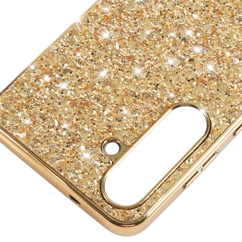 Samsung Galaxy A57 EIDERWOOD Glitter Bagside Cover - Sort