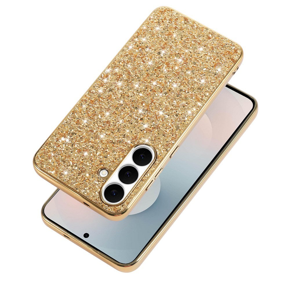 Samsung Galaxy A57 EIDERWOOD Glitter Bagside Cover - Sølv