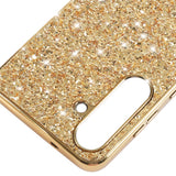 Samsung Galaxy A57 EIDERWOOD Glitter Bagside Cover - Sølv