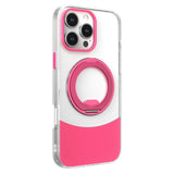 iPhone 17 EIDERWOOD Hybrid Mobilcover med Ståfunktion - MagSafe Kompatibel - Gennemsigtig / Pink