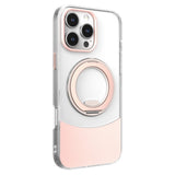 iPhone 16 EIDERWOOD Hybrid Mobilcover med Ståfunktion - MagSafe Kompatibel - Gennemsigtig / Lyserød