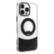 iPhone 16 EIDERWOOD Hybrid Mobilcover med Ståfunktion - MagSafe Kompatibel - Gennemsigtig / Sort