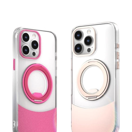iPhone 15 Pro EIDERWOOD Hybrid Mobilcover med Ståfunktion - MagSafe Kompatibel - Gennemsigtig / Grøn