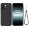OnePlus Nord 6 EIDERWOOD Foret Silikone Bagside Cover m. Strop - Sort
