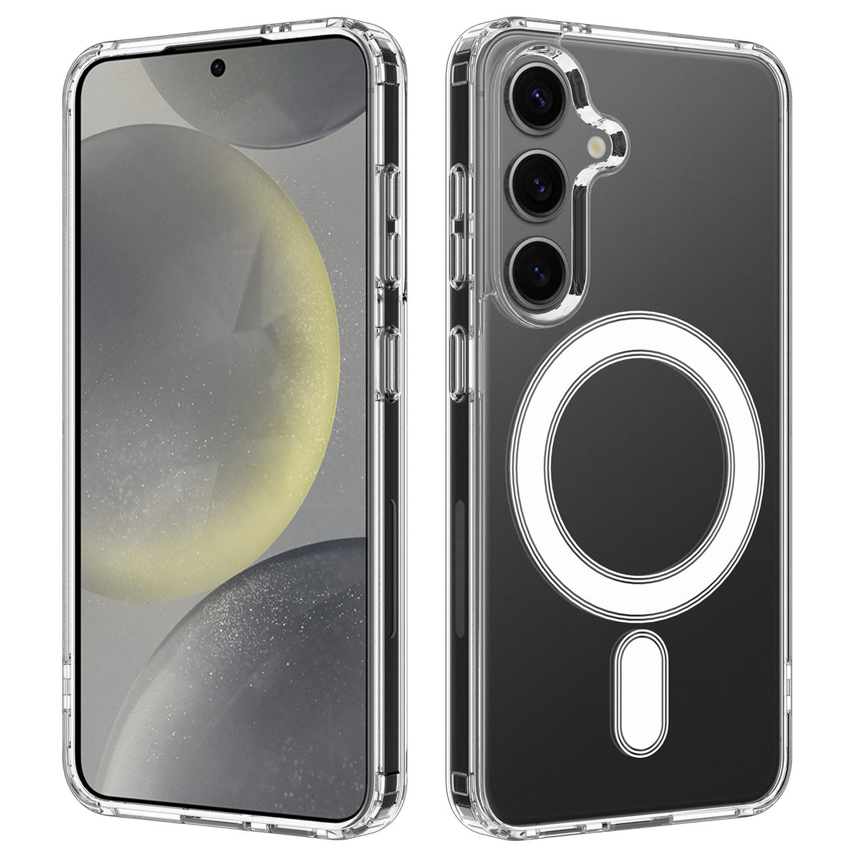 Samsung Galaxy A27 EIDERWOOD Hybrid Plast Bagside Cover - MagSafe Kompatibel - Gennemsigtig