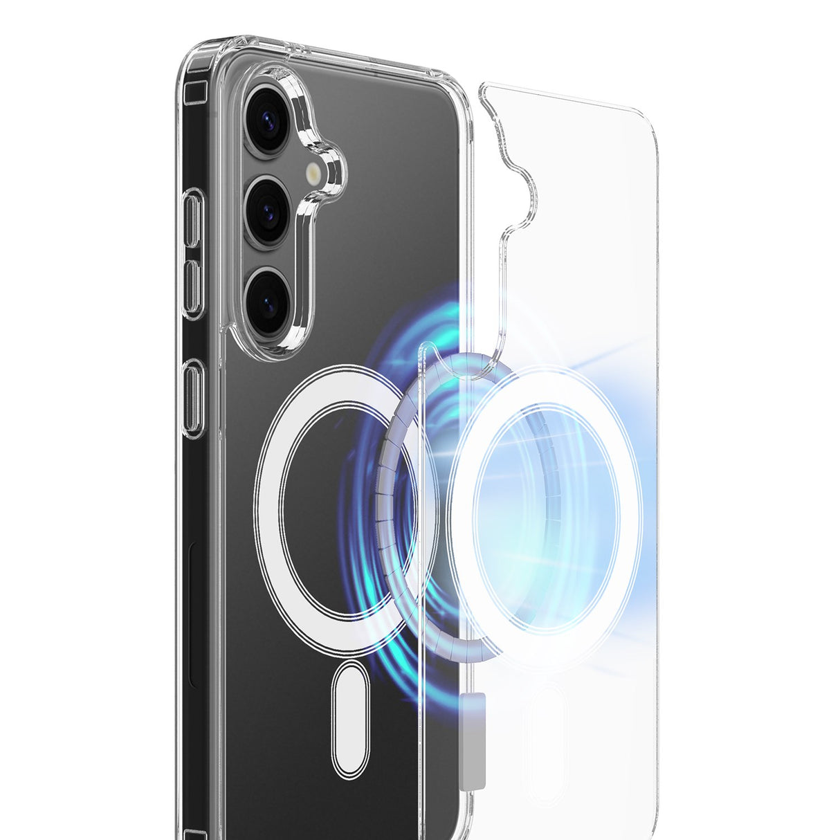Samsung Galaxy A27 EIDERWOOD Hybrid Plast Bagside Cover - MagSafe Kompatibel - Gennemsigtig