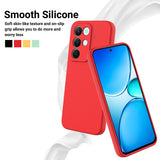 Realme C100 EIDERWOOD Silikone Bagside Cover m. Strop - Rød