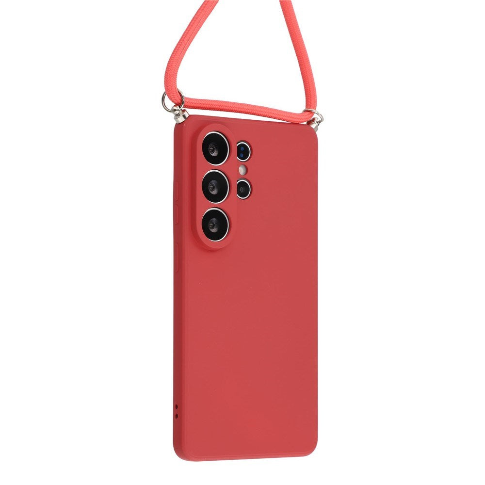 Samsung Galaxy S26 Ultra EIDERWOOD Foret Plast Bagside Cover m. Strop - Mørkerød