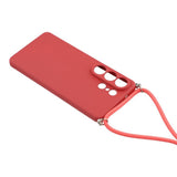 Samsung Galaxy S26 Ultra EIDERWOOD Foret Plast Bagside Cover m. Strop - Mørkerød