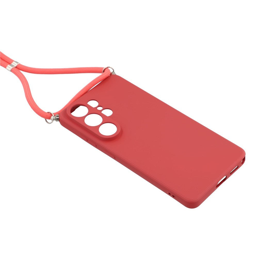 Samsung Galaxy S26 Ultra EIDERWOOD Foret Plast Bagside Cover m. Strop - Mørkerød