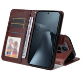Xiaomi 17T EIDERWOOD Kunstlæder Flip Cover inkl. Strop - Brun
