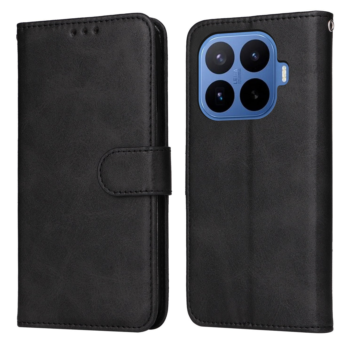 Xiaomi 17T Pro EIDERWOOD Kunstlæder Flip Cover inkl. Strop - Sort