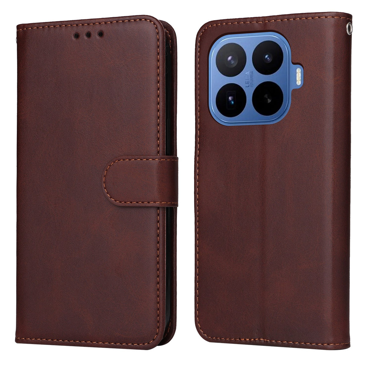 Xiaomi 17T Pro EIDERWOOD Kunstlæder Flip Cover inkl. Strop - Brun
