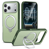 iPhone 18 Pro Max / 17 Pro Max EIDERWOOD Hybrid Plast Bagside Cover m. Roterende Kickstand - MagSafe Kompatibel - Grøn