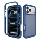 iPhone 18 Pro Max / 17 Pro Max EIDERWOOD Todelt Mat Hybrid Plast Bagside Cover - Blå