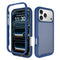 iPhone 18 Pro Max / 17 Pro Max EIDERWOOD Todelt Mat Hybrid Plast Bagside Cover - Blå