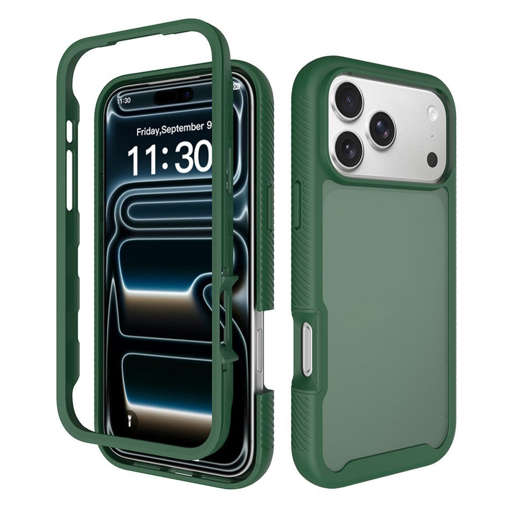 iPhone 18 Pro Max / 17 Pro Max EIDERWOOD Todelt Mat Hybrid Plast Bagside Cover - Grøn