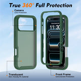 iPhone 18 Pro Max / 17 Pro Max EIDERWOOD Todelt Mat Hybrid Plast Bagside Cover - Grøn