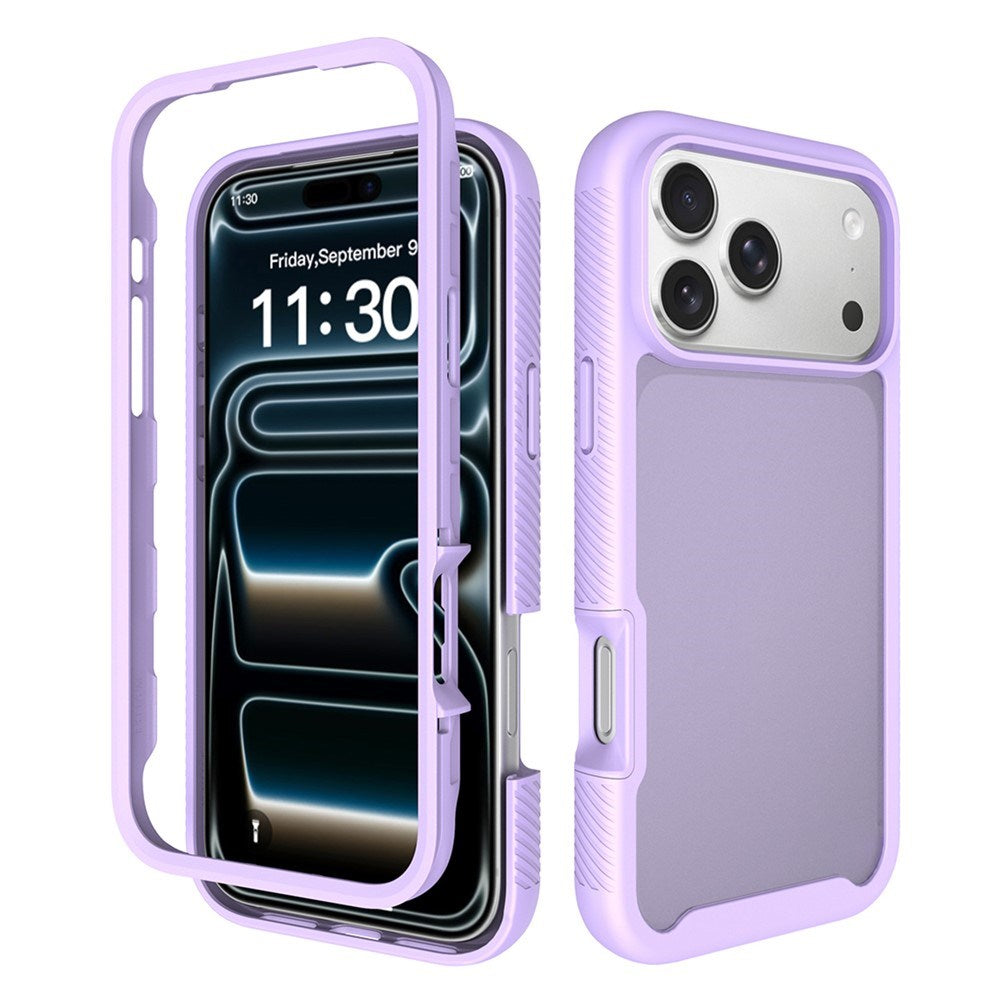 iPhone 18 Pro Max / 17 Pro Max EIDERWOOD Todelt Mat Hybrid Plast Bagside Cover - Lilla
