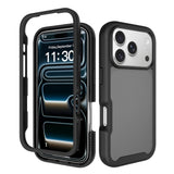 iPhone 18 Pro / 17 Pro EIDERWOOD Todelt Mat Hybrid Plast Bagside Cover - Sort