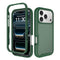 iPhone 18 Pro / 17 Pro EIDERWOOD Todelt Mat Hybrid Plast Bagside Cover - Grøn