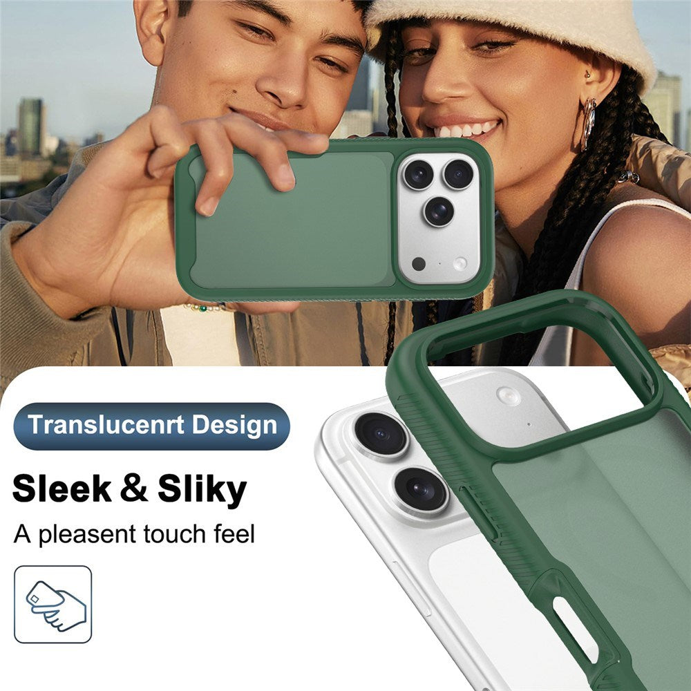 iPhone 18 Pro / 17 Pro EIDERWOOD Todelt Mat Hybrid Plast Bagside Cover - Grøn