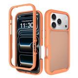 iPhone 18 Pro / 17 Pro EIDERWOOD Todelt Mat Hybrid Plast Bagside Cover - Orange