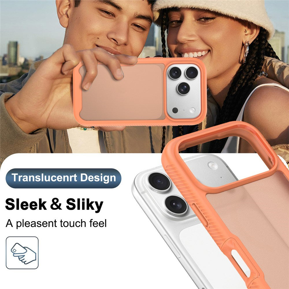 iPhone 18 Pro / 17 Pro EIDERWOOD Todelt Mat Hybrid Plast Bagside Cover - Orange