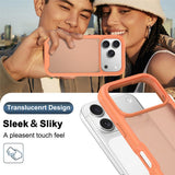 iPhone 18 Pro / 17 Pro EIDERWOOD Todelt Mat Hybrid Plast Bagside Cover - Orange