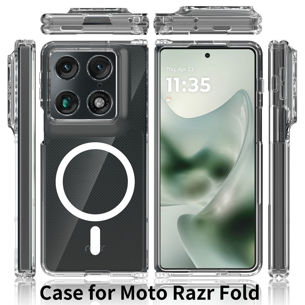 Motorola Razr Fold EIDERWOOD Hybrid Plastik Bagside Cover - MagSafe Kompatibel - Gennemsigtig