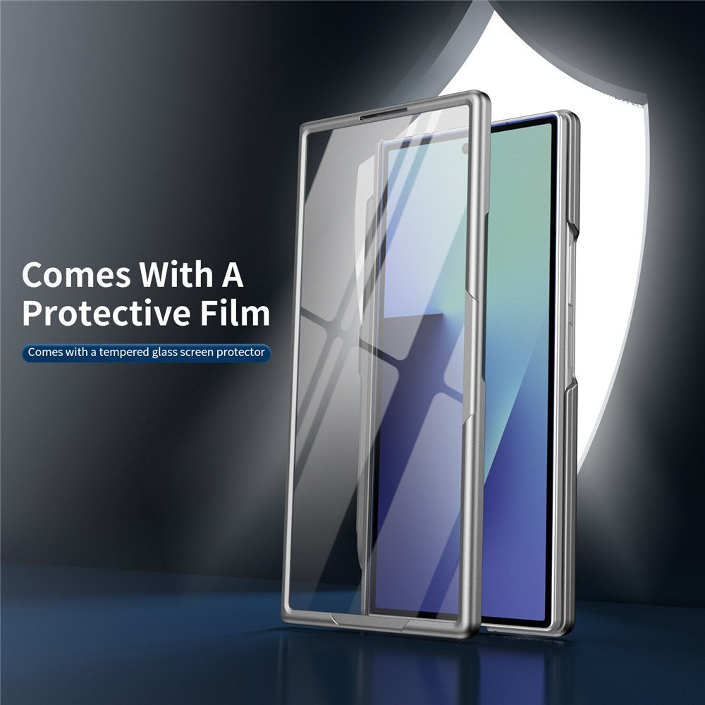 Samsung Galaxy Z Fold8 Ultra EIDERWOOD Mobilcover m. Skærmbeskyttelse & Ståfunktion - Grå