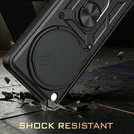 OPPO Find X9 Ultra EIDERWOOD Håndværkercase - 360° Roterbar Camslider / Kickstand  - Sort