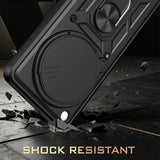 OPPO Find X9 Ultra EIDERWOOD Håndværkercase - 360° Roterbar Camslider / Kickstand  - Sort / Blå