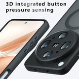 OPPO Find X9 Ultra EIDERWOOD Hybrid Mobilcover m. Stødabsorberende Hjørner - MagSafe Kompatibel - Mat Gennemsigtig / Sort