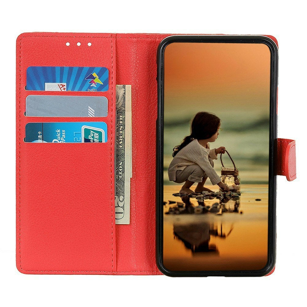 OPPO Find X9 Ultra EIDERWOOD Kunstlæder Flip Cover m. Kortholder - Rød