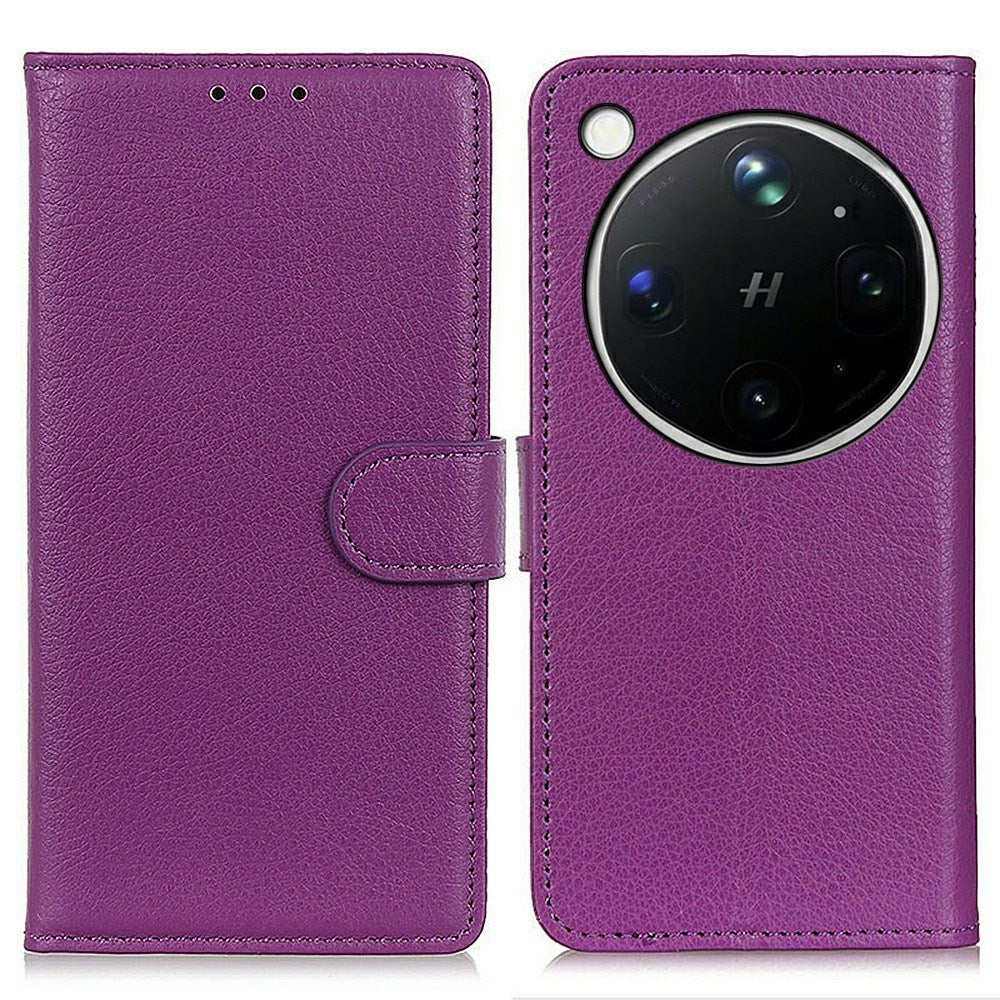 OPPO Find X9 Ultra EIDERWOOD Kunstlæder Flip Cover m. Kortholder - Lilla