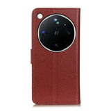 OPPO Find X9 Ultra EIDERWOOD Kunstlæder Flip Cover m. Kortholder - Brun