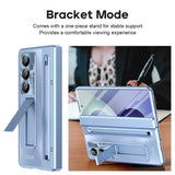 Samsung Galaxy Z Fold8 Ultra EIDERWOOD Cover m. Indbygget Styluspen & Ståfunktion - Blå